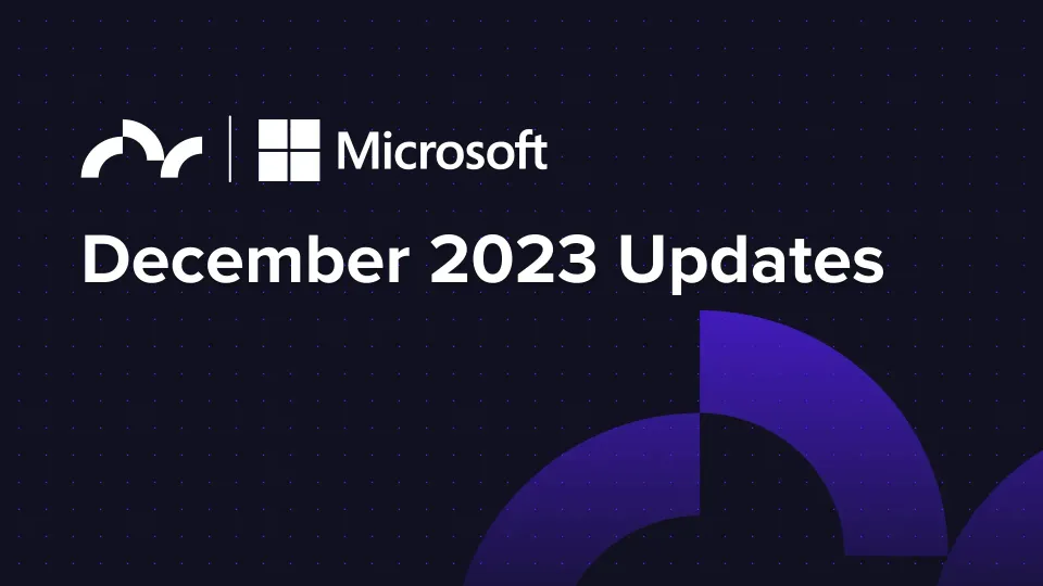 Microsoft CloudCockpit december updates